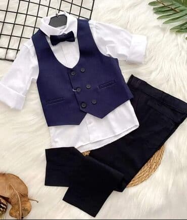 zimske jakne za devojcice waikiki: Set: Shirt, Trousers, Vest — 1