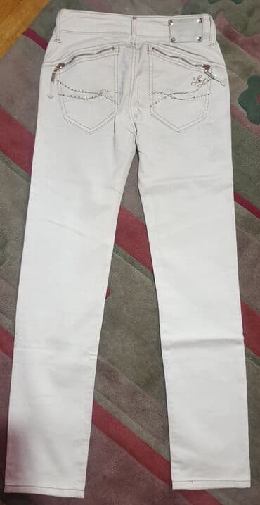 pantalone od vestacke koze: LIU JO - LIU jeans bele farmerke broj 26, ali pre za oko 12 godina — 3