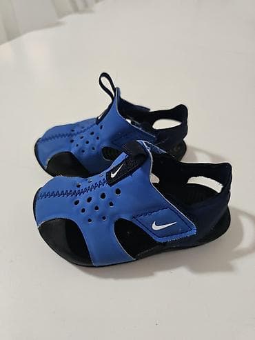 teksas jakne za devojcice: Dečije Nike sandale – plavo/crne - Model: otvorene dečije sandale sa — 5