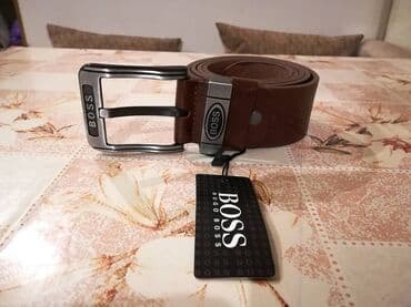 muski set kais i novcanik: Muški, Materijal: Koža — 4