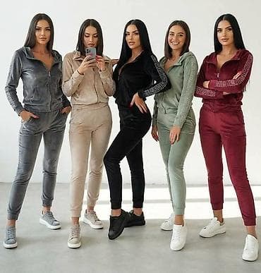 crocs privesci: Plisane komplet trenerke,cirkoni na rukavima,prepune elastina — 1