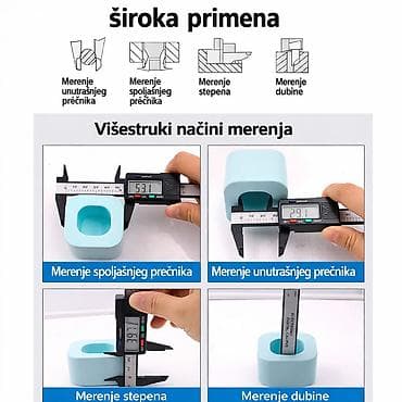 pegla za cevi: Novo digitalno pomično merilo od karbon fibera vrlo lagan samo 45 — 2