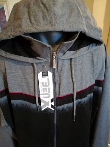 siroke pantalone za punije: Novi muski duks sa kapuljacom u velikom broju Benx 5XL. Turski — 5
