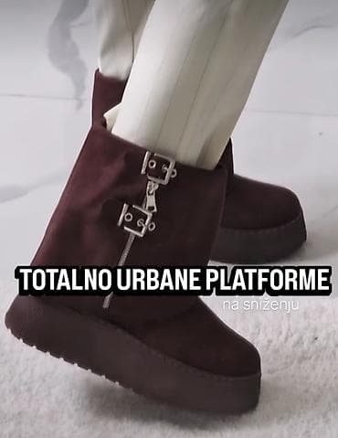 klompe na platformu: Čizme, 39 — 4