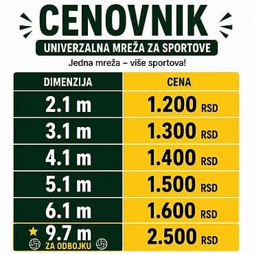 kaciga za trotinet: Akcija! Mreža za Odbojku, Tenis, Badminton i Nožni Fudbal Prodajem — 2