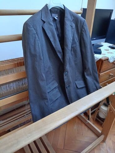 Pantalone: Sako, M, H&M, bоја - Braon, Pamuk — 18