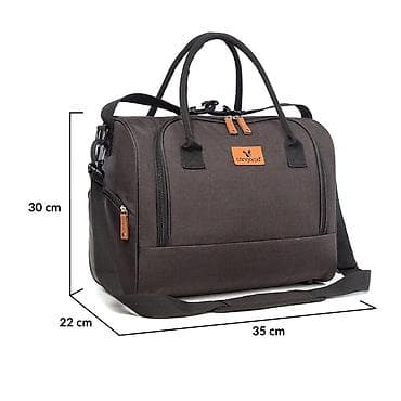 rucno pleteni kardigani: Torba za mame Jossie BLACK – CANGAROO (šifra: CAN5540-70) — 4