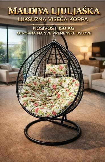 NOVE MALDIVA LJULJAŠKE / KORPE Prelepe i UNIKATNE boje -Jastuci su
