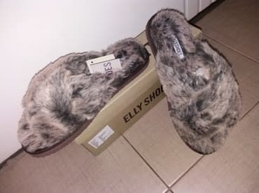 ženske papuče sa platformom: Indoor slippers, 38 — 2