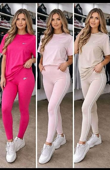 hm pidzama sa srcima: Ženski komplet trenerke – majica i helanke S, M, L, XL, XXL - — 3