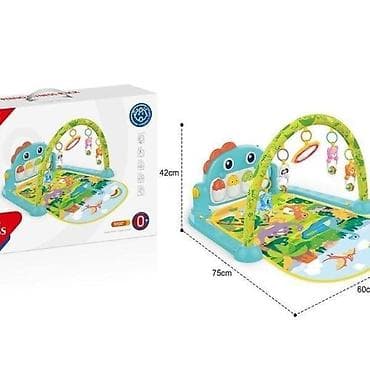 vodene podloge za bebe: Piano podloga dinosaurus – podloga za bebe sa zvučnim i svetlosnim — 1