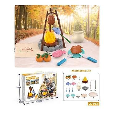 SET ZA KAMPOVANJE 27PCS – simple Kamperski set za igru sa 27 delova