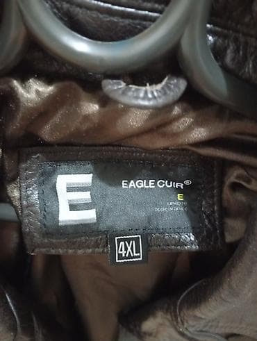 zara prolećne jakne: Muška kožna jakna Eagle Cuir, veličina 4XL. - Materijal: prirodna — 4