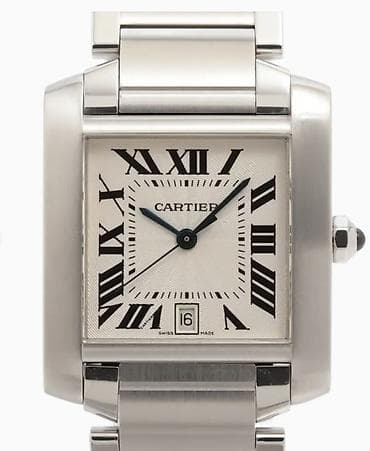 VERY GOOD (grade) A / AB Cartier Tank Francaise – automatski sat od