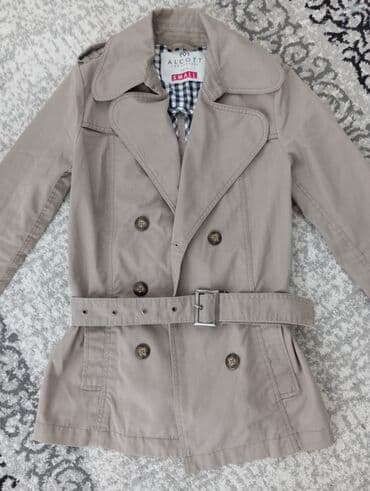 Women's Clothing: S, With lining, Plaid, color - Beige — 2