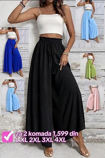 nike tech fleece pantalone: Ženske široke pantalone sa visokim strukom - Kroj: veoma široke — 8