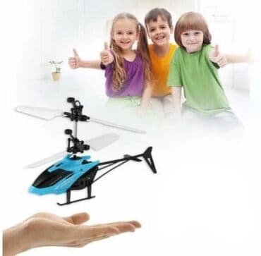 kombi igracka: RC mini helikopter sa koaksijalnim rotorima i USB punjenjem - Lagan i — 3