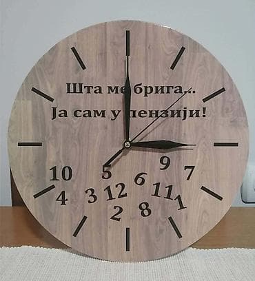 Rasveta: Zidni sat, Novo — 6