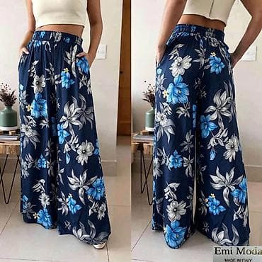 siroke pantalone i sako: Ženske široke pantalone – Emi Moda, Made in Italy - Kroj: široke — 5