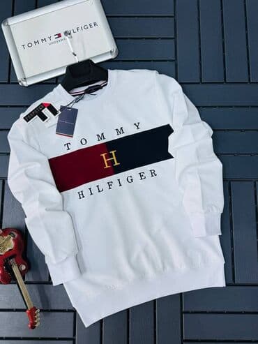 tommy hilfiger d: Muški duksevi – Moncler i Tommy Hilfiger - Modeli: klasični kružni — 9