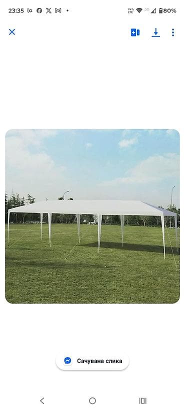 prostirke za stepenice: Tenda paviljon za zabave bez stranica 9 x 3 m - 15.900 din Paviljon — 2