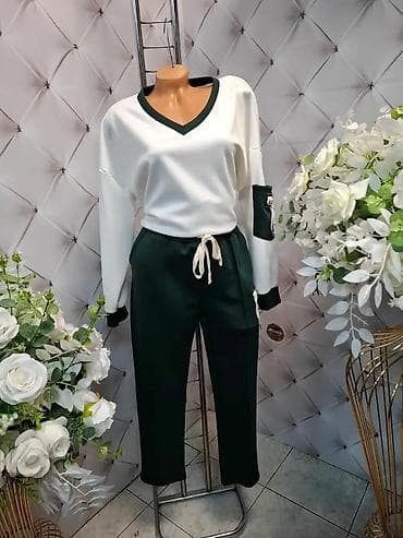 prsluk s: Ženski komplet trenerke – više modela i boja - Dvodijelni set: gornji — 7