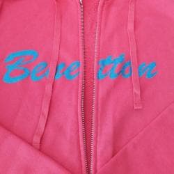 happening odeca: Nova Benetton dukserica sa kapuljačom Potpuno nova Boja lubenice — 2