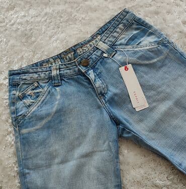 push up pantalone: Esprit EDC kapri jeans Potpuno nove Veličina 38 Pamuk, elastin — 2