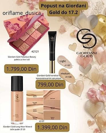 plasticne sandale: Giordani Gold – kolekcija šminke i mirisa - Parfemi: - Giordani — 4