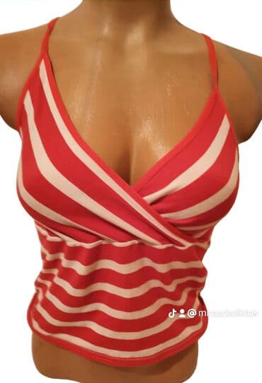 kompleti za svadbu: Ženska odeća – set komada - Prugasta majica dugih rukava: crno‑bele — 4