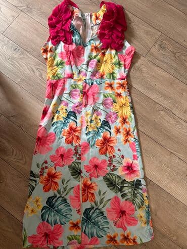 Overalls: L, color - Multicolored, With the straps — 1