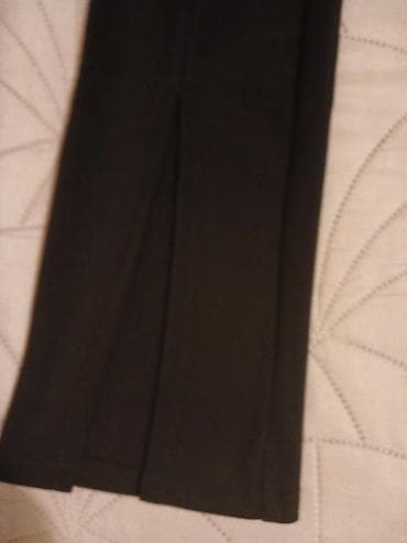 ccc ženske patike: Crne ženske pantalone – ravnog kroja sa visokim strukom i elastičnom — 2