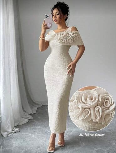 only haljine: S (EU 36), bоја - Bež, Večernji, maturski, Kratkih rukava — 1