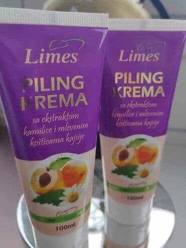 mona kozni kais: PILING KREMA 💜💜💜 Piling krema sa ekstraktom kamilice i mlevenim — 5