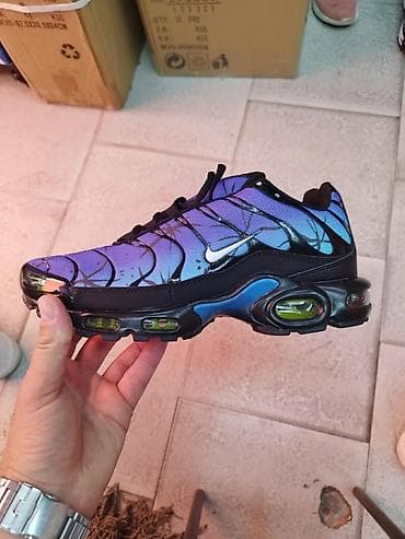 tn plave: Nike air max tn patike plavo ljubičaste A klasa NOVO Novo Brojevi 41 — 1