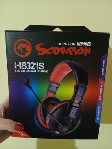 usisivači sa kesom: *Prodajem* Scorpion gaming H8321S slušalice sa mikrofonom Ispravne — 1