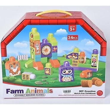 Krupne kocke – Set za najmlađe (34 dela) Šifra proizvoda: 826955-20