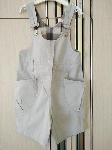 Pantalone sa tregerima za bebe Veličina 1 Čist pamuk, kao nove. Boja