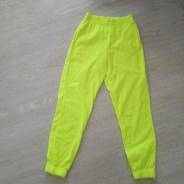 trenerke no copy: Neon žute trenerka/pantalone – uniseks - Model: jogger/sweatpants — 2