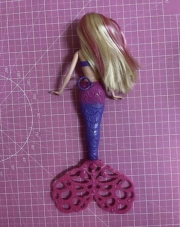 automobili za decu na daljinski: Barbie sirena sa balončićima – Bubble-tastic Mermaid - Lutka sirena — 6