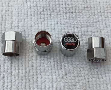 Tuning oprema: Univerzalne metalne ventil kapice sa logom AUDI. Ukrasite Vaš — 5