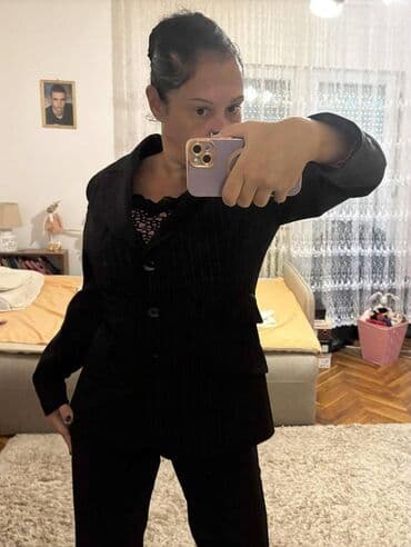 nakit od hirurskog celika beograd: Mona, L (EU 40), Prugasti, bоја - Crna — 1