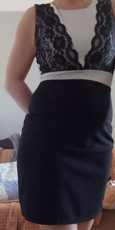 plesne haljine: Color - Black, Cocktail, With the straps — 1