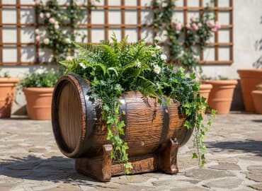 Zardinjera Burence 🌿 Prelepa betonska zardinjera u obliku burenca