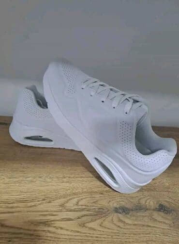 bele mokasine: Skechers, bоја - Bela — 3