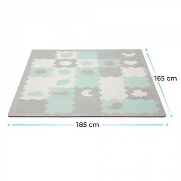 baletanke za gimnastiku intersport: Kinderkraft podloga za igru 3D LUNO SHAPES Mint Šifra proizvoda — 2