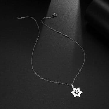 Privesci za nakit: Lancic - Cvet M4 - 316L Predivna ogrlica koja nikada ne bledi i ne — 2