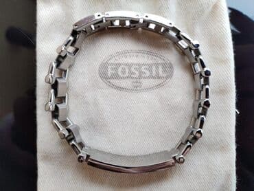 srebrni nakit novi sad cene: Lančana narukvica, Fossil — 3