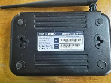 Computers, Laptops & Tablets: Wireless router TP-link TL-WR340G, 4-port UTP 10/100, Athereos chip — 2