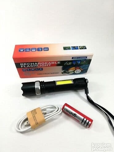 alat za klima uredjaje: Police 2xLED Cree 2800 lumena baterijska lampa 999 dinara Police — 1